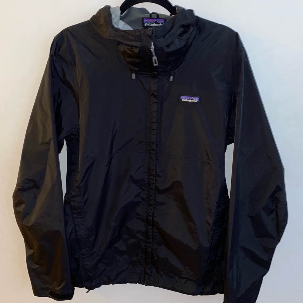 Patagonia Black Shell Mens Rain Jacket